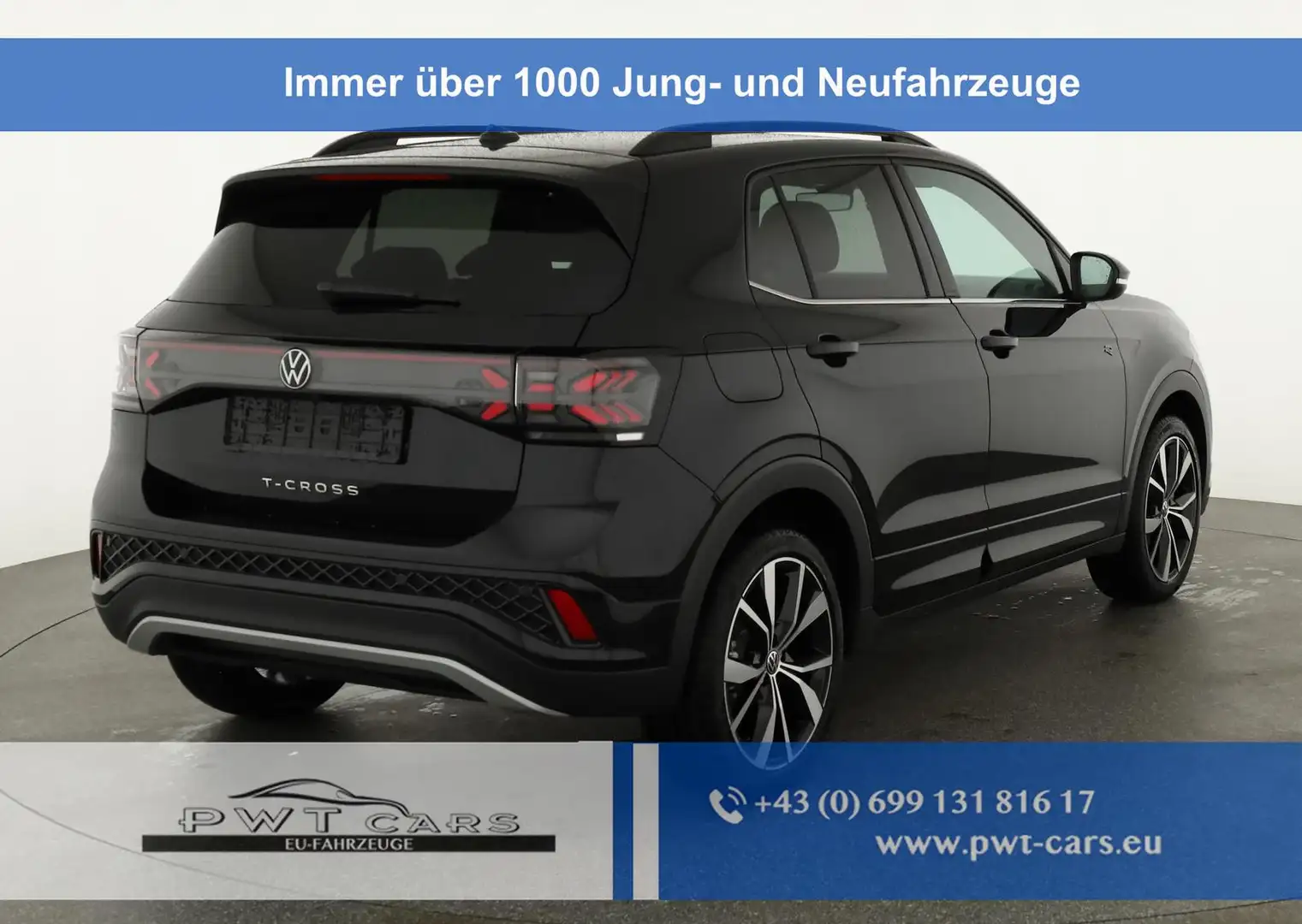 Volkswagen T-Cross 1.5 TSI 110 kW R-Line DSG R-Line, IQ.Light, Nav... Schwarz - 1