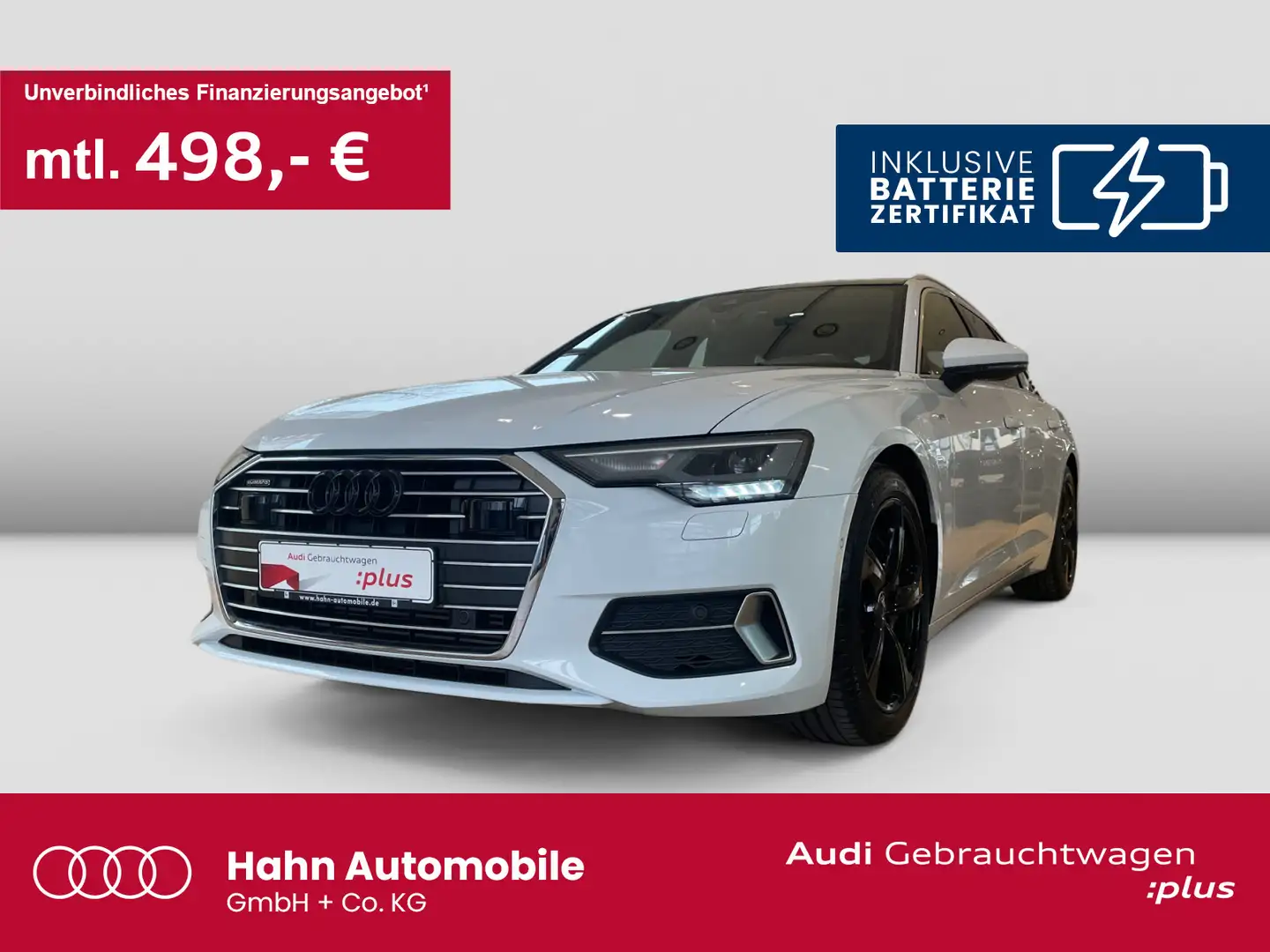 Audi A6 50TFSIe quat S-trc S-line HUD AHK Pano Weiß - 1