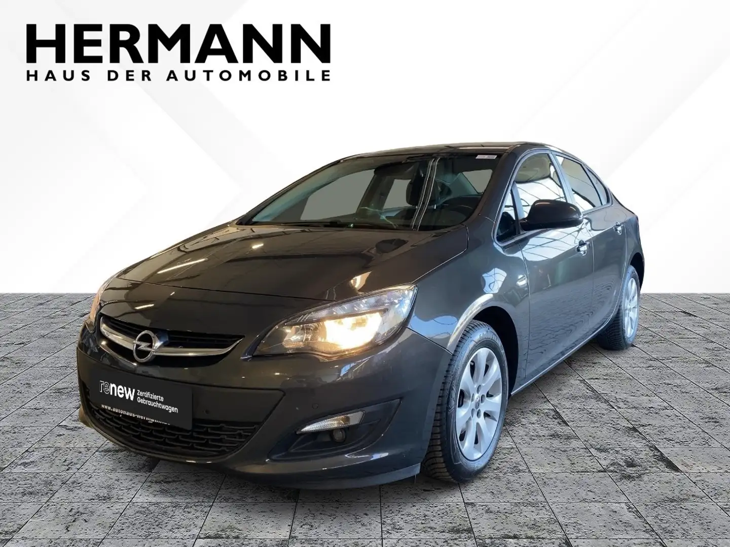 Opel Astra J 4-trg. 1.4 Turbo Edition *LED*LM*2xKlima Grijs - 1