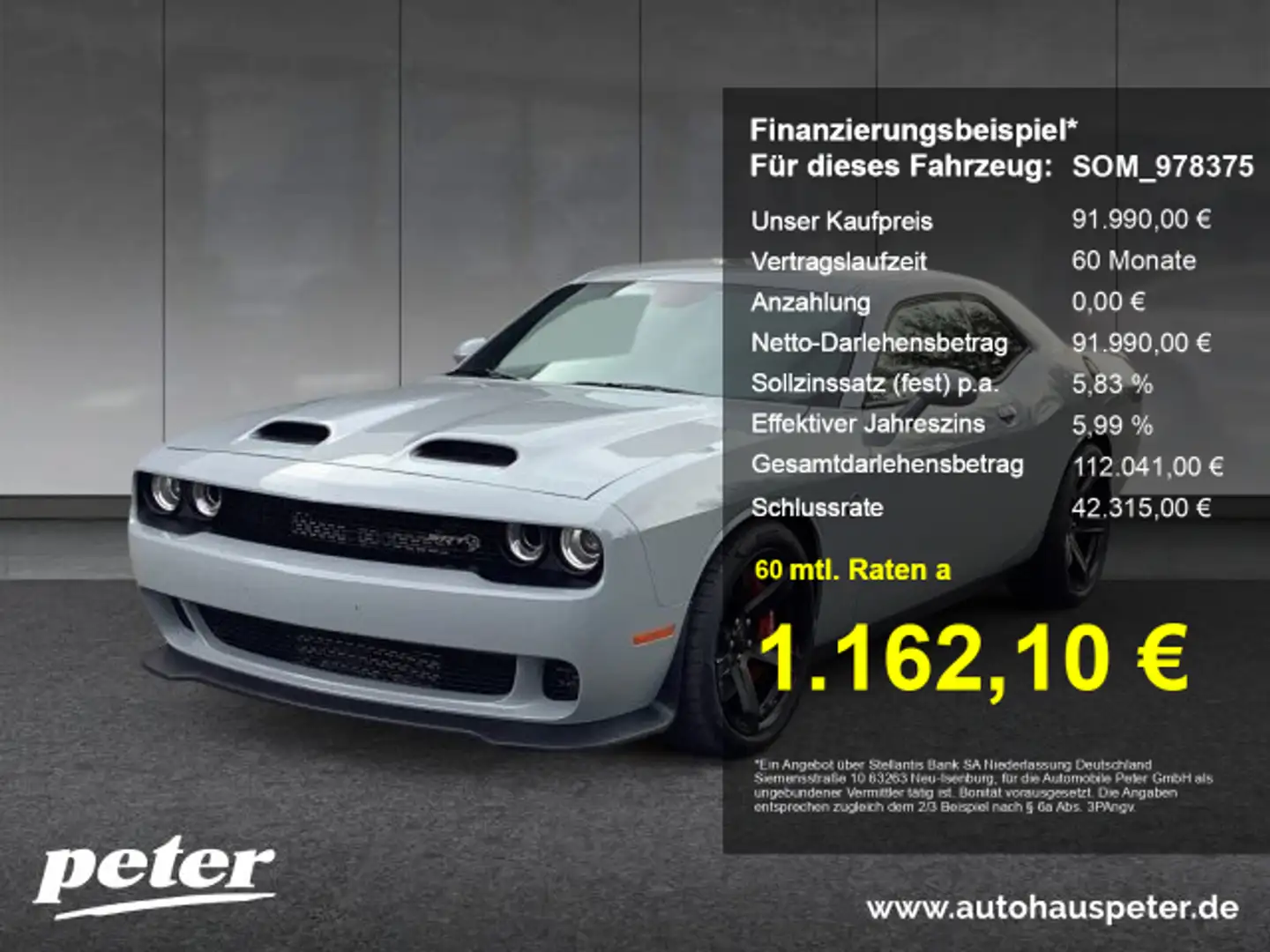 Dodge Challenger Challenger SRT Hellcat RedEye Slimbody 6.2L Hemi Gris - 1