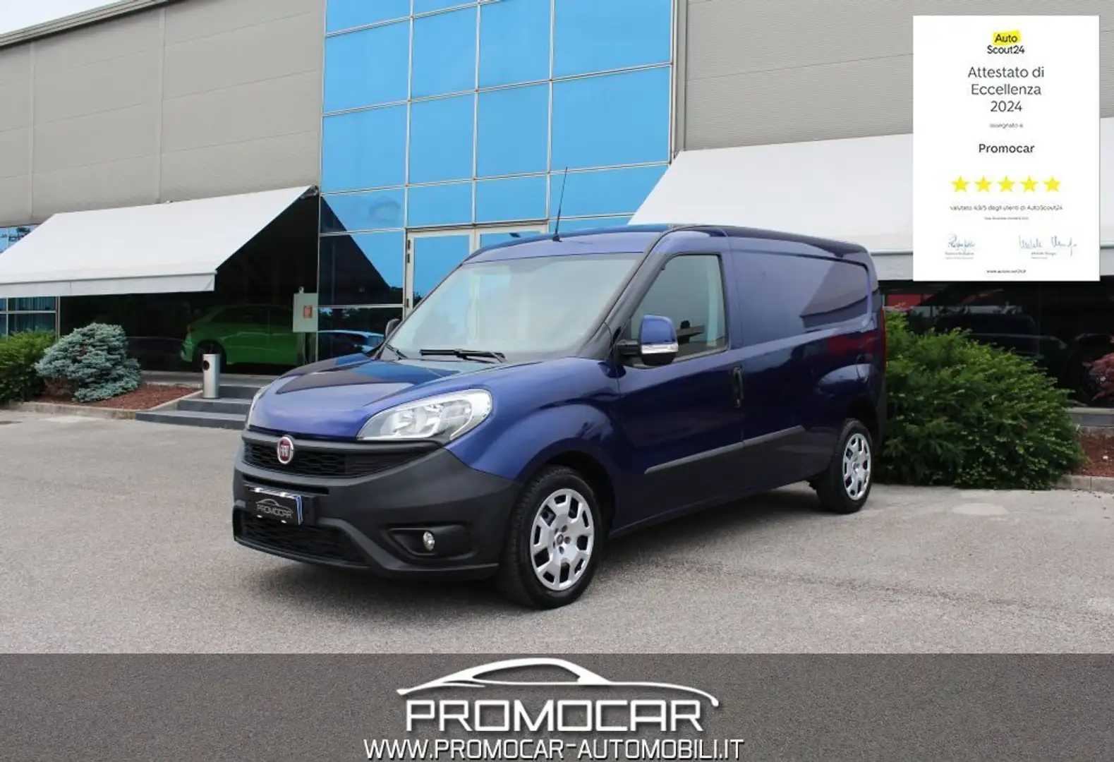 Fiat Doblo CARGO MAXI 1.6 MJT 105CV SX 3 POSTI *+IVA*UNIPR* Blu/Azzurro - 1