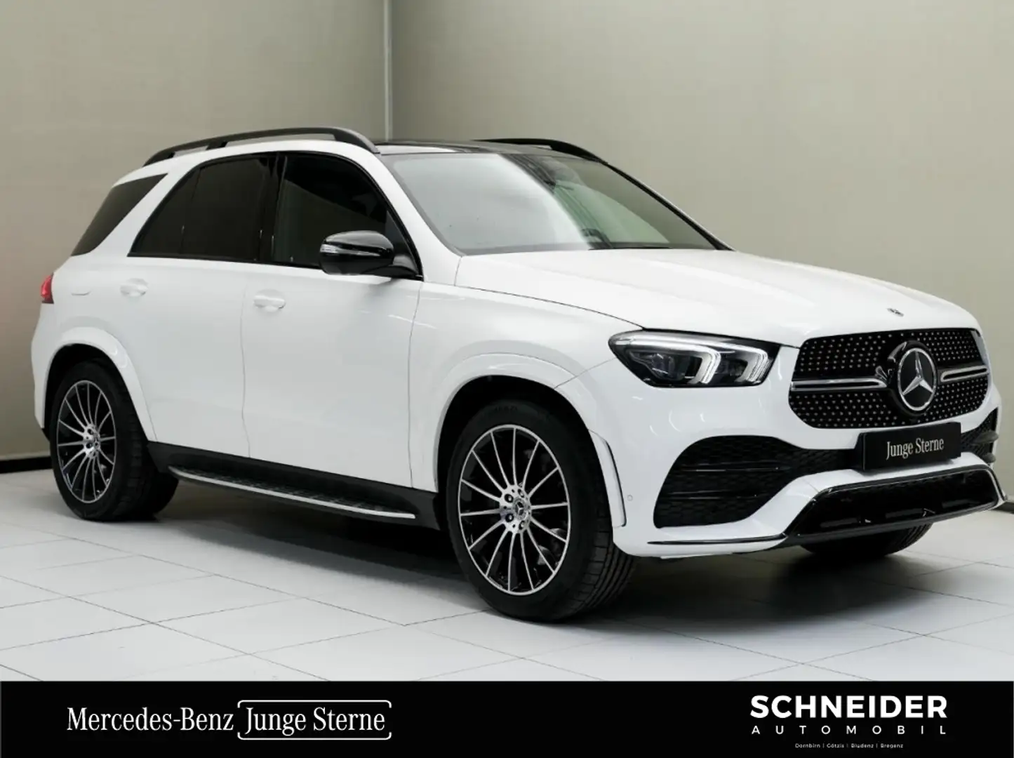 Mercedes-Benz GLE 350 de 4MATIC Sport S-Sitz Night Navi SpurW Weiß - 1