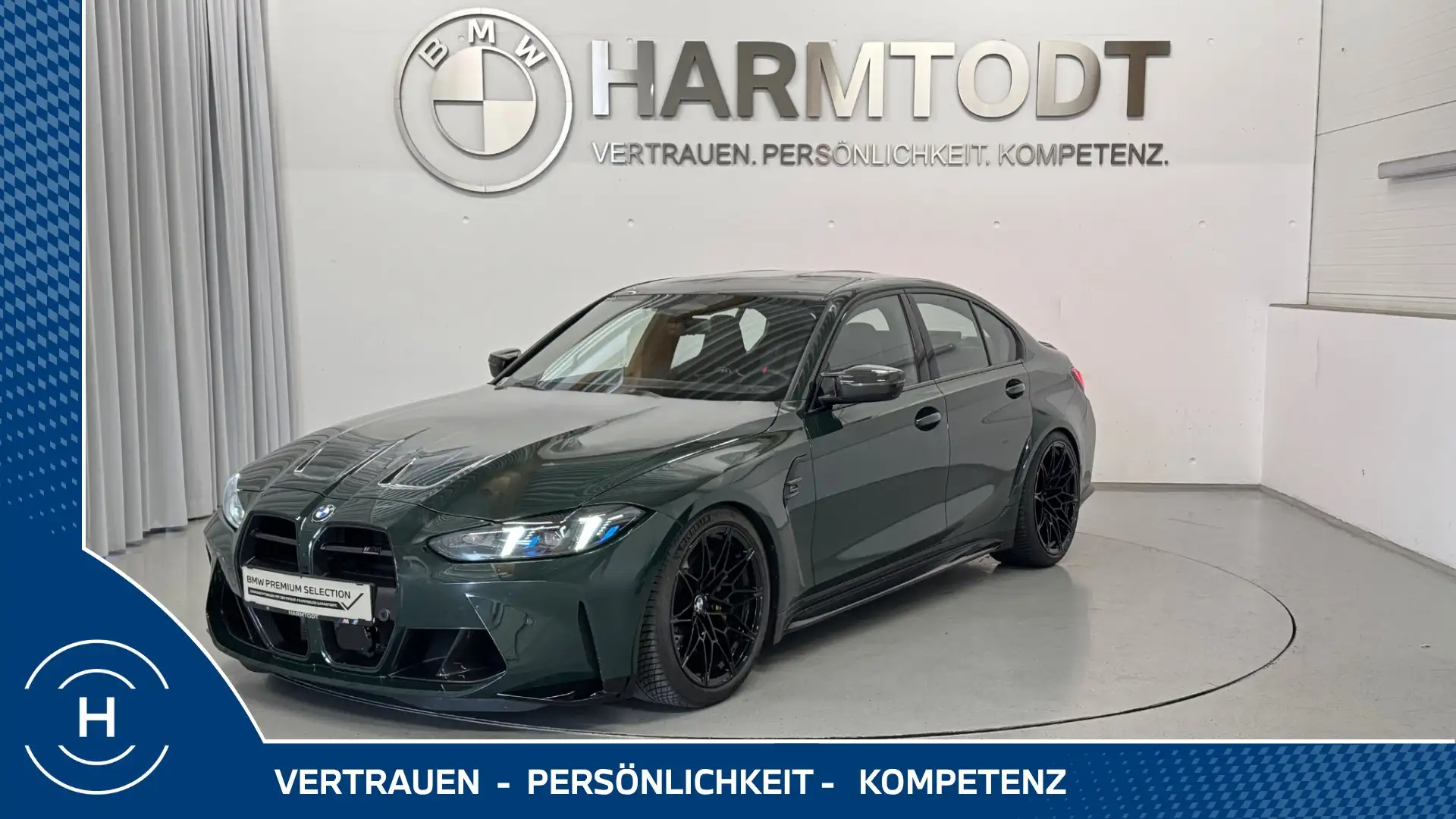 BMW M3 Competition M xDrive *Schalensitze / Track Paket / Keramik-Carbon* Grün - 1