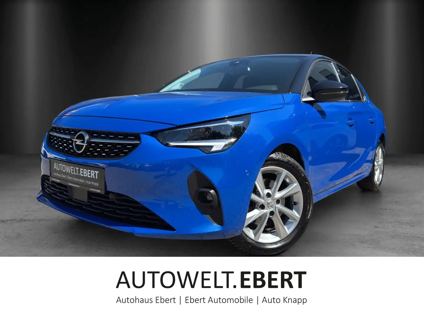 Opel Corsa F 1.2 Turbo Elegance AUT./SHZ/LED/PDC/RFK Blauw - 1