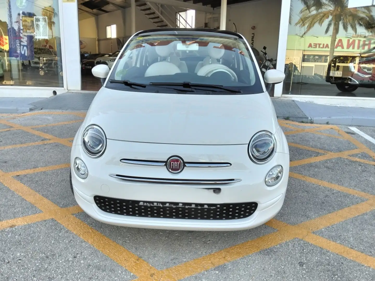 Fiat 500 1.2 Lounge Blanc - 2
