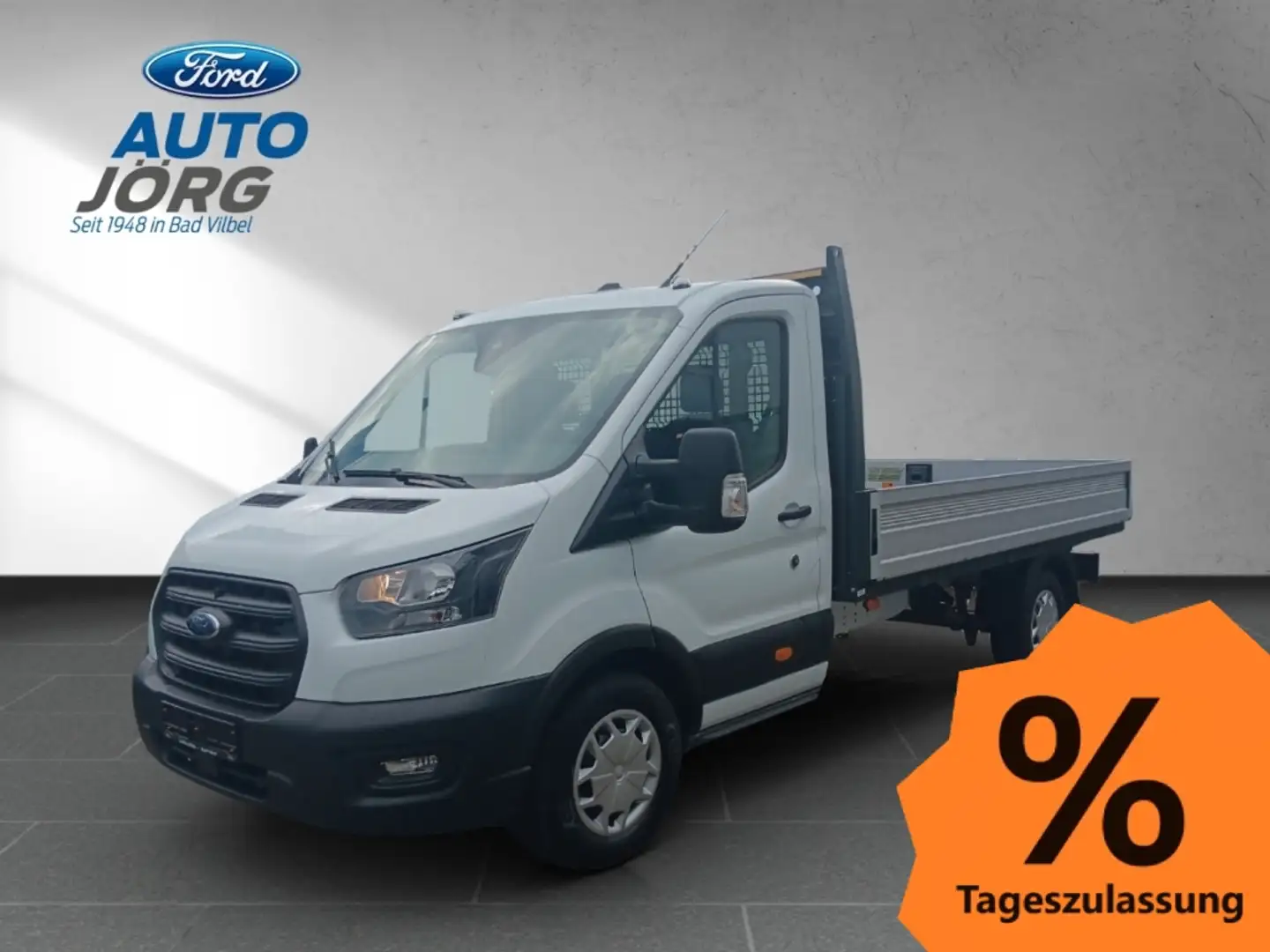 Ford Transit Pritsche 350 L3 Einzelkabine Trend 2.0 TDCi DPF EU Weiß - 1