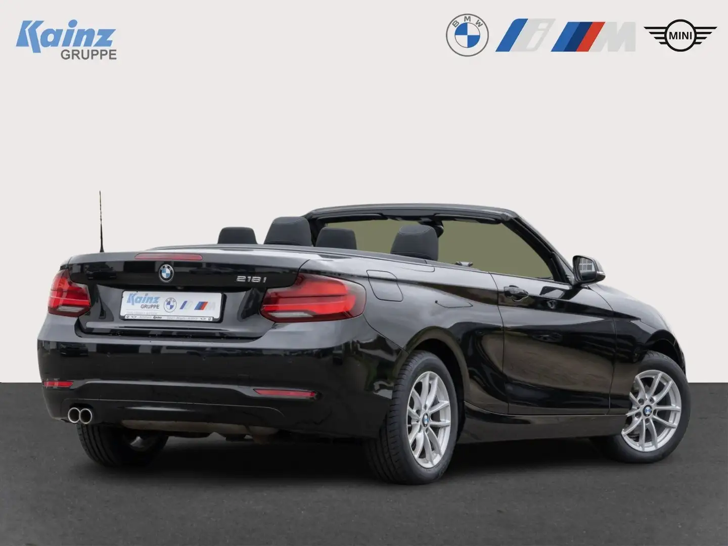 BMW 218 i Cabrio/Automatik/DrivAss/NavBusi/Kamera/ Noir - 2