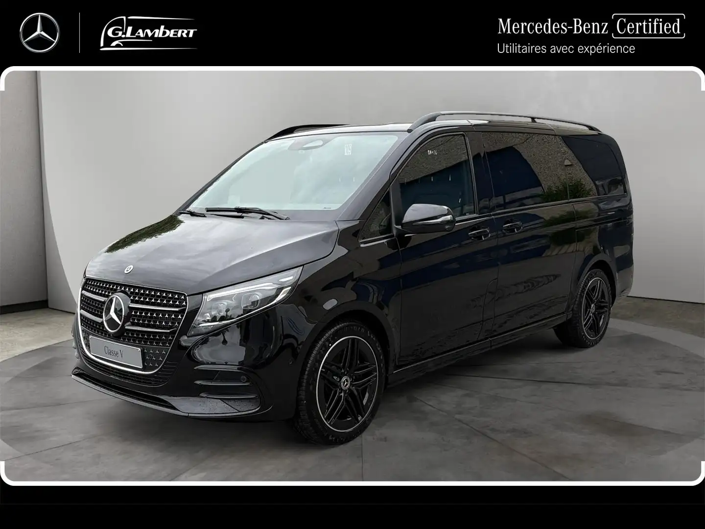 Mercedes-Benz V 300 V d L2 9G-TRONIC Avantgarde Dubbel Cabine (DEMO) Noir - 1