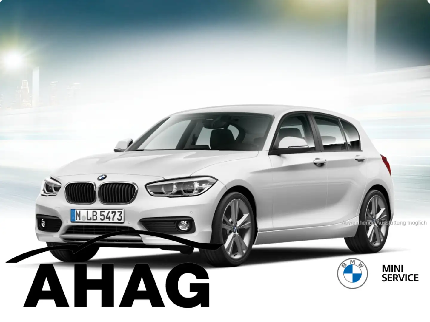 BMW 120 i Advantage Aut. 18"LM Navi Business PDC RFT Weiß - 1