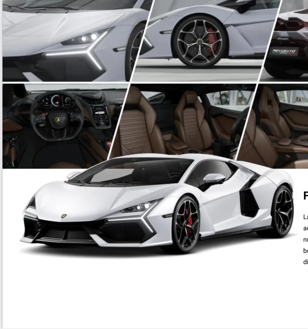 Lamborghini Revuelto 6.5 V12 IVA ESPOSTA PRONTA CONSEGNA ITALIANA Alb - 1