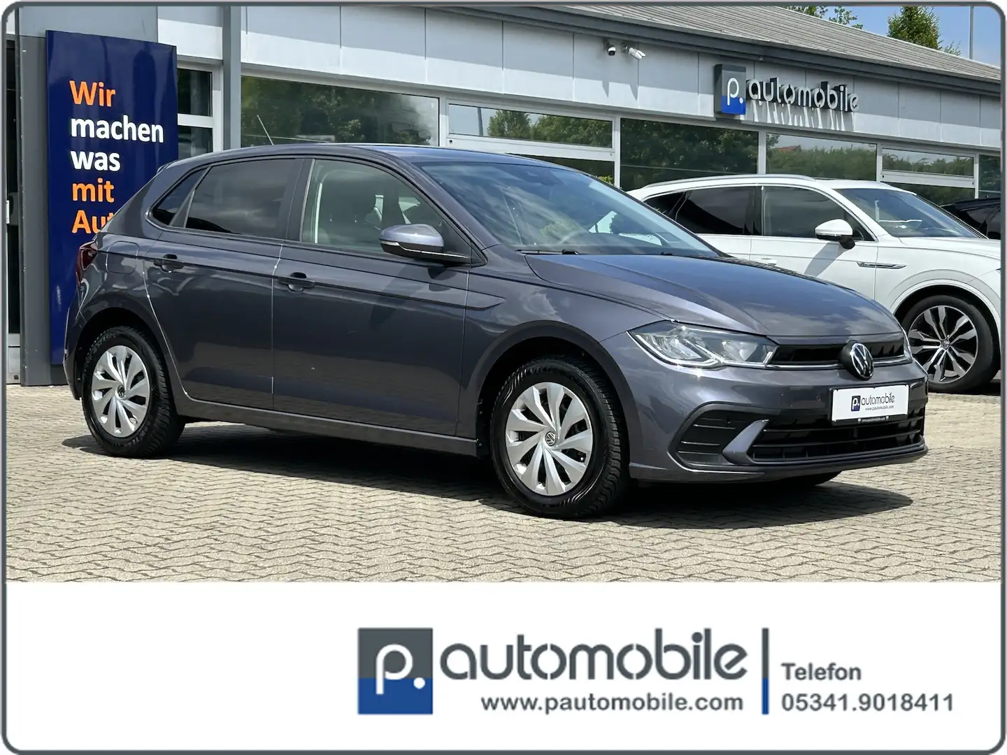 Volkswagen Polo 1.0 TSI*PDC*LED*VC*KLIMA* Grau - 1