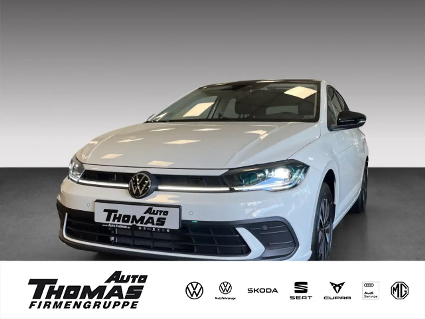 Volkswagen Polo 1.0 TSI DSG Goal Pano IQ.Light Weiß - 1