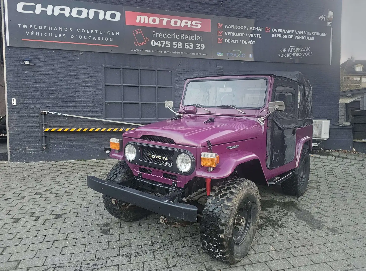 Toyota Land Cruiser Bj 40 Soft Top Fioletowy - 1
