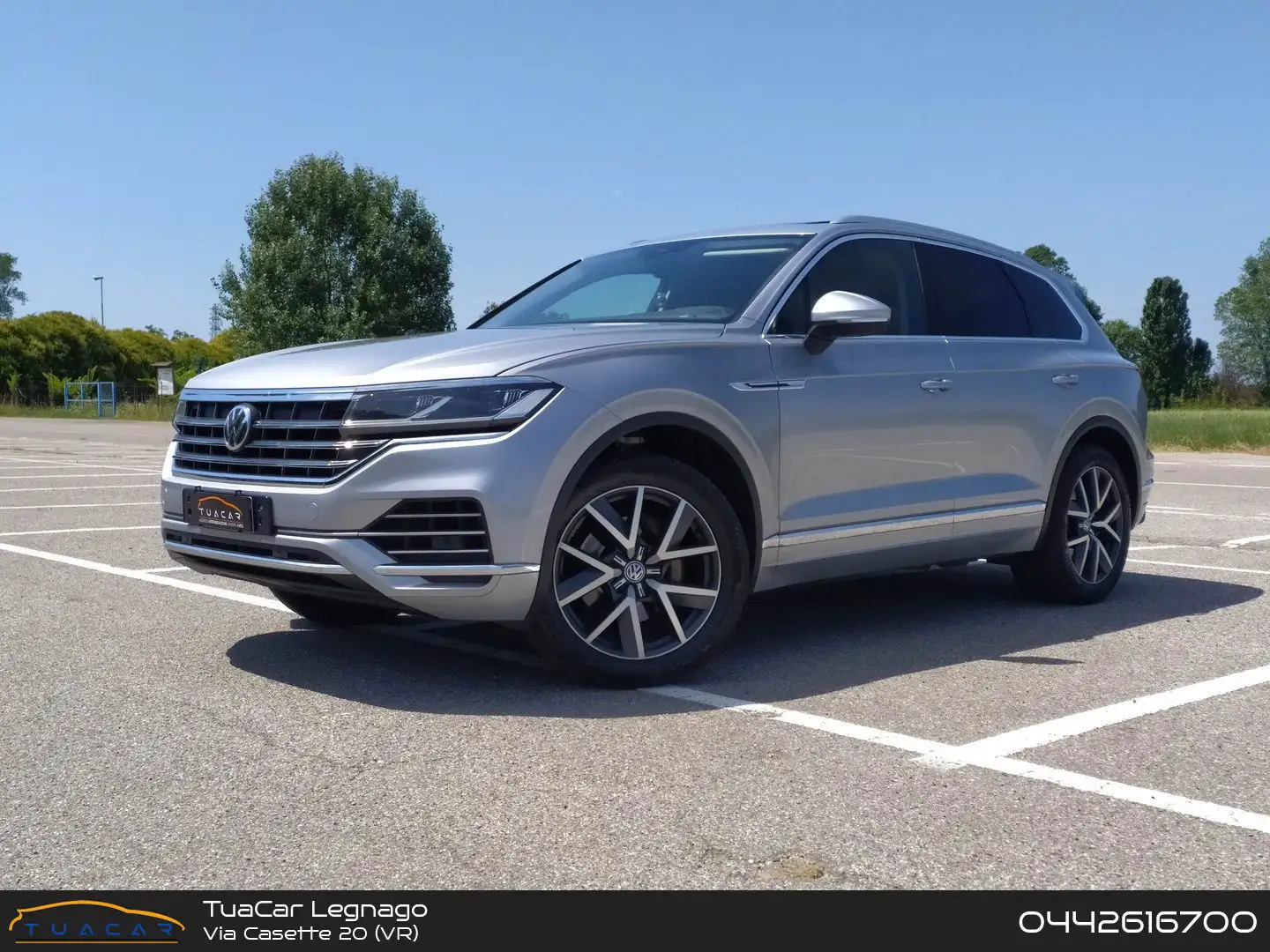 Volkswagen Touareg Advanced 3.0 V6 TDI Zilver - 1
