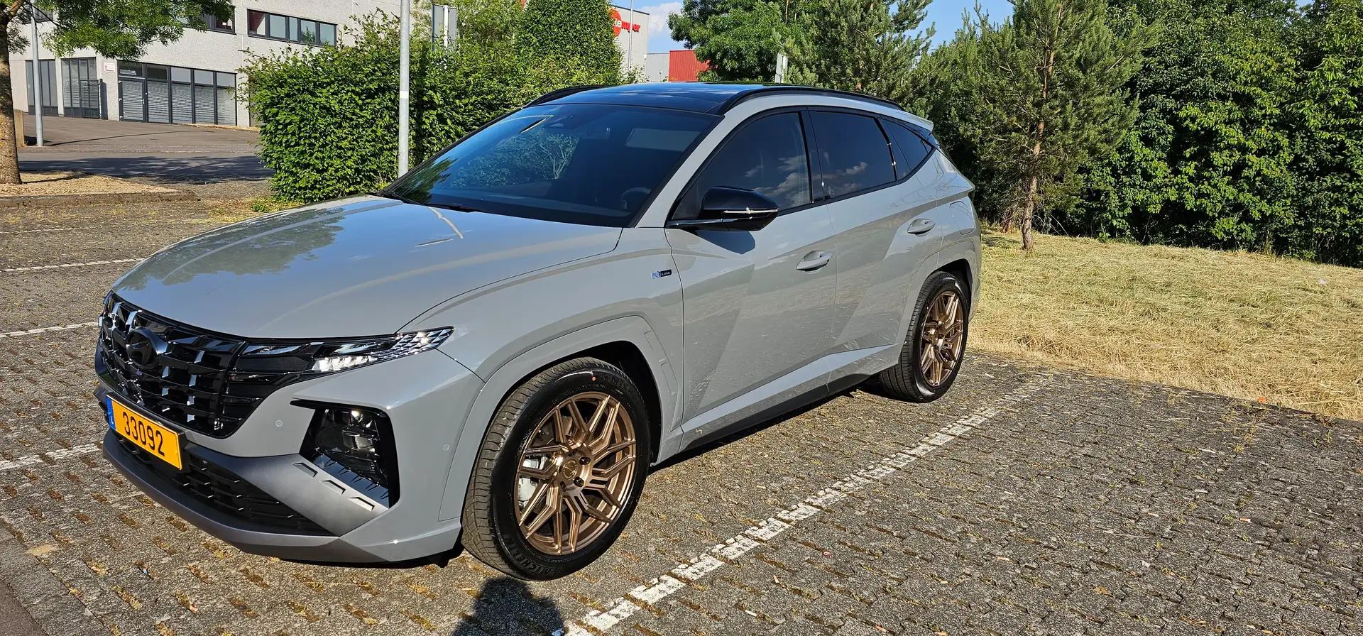 Hyundai TUCSON TUCSON 1.6 T-GDi HEV 2WD N Line Gris - 1