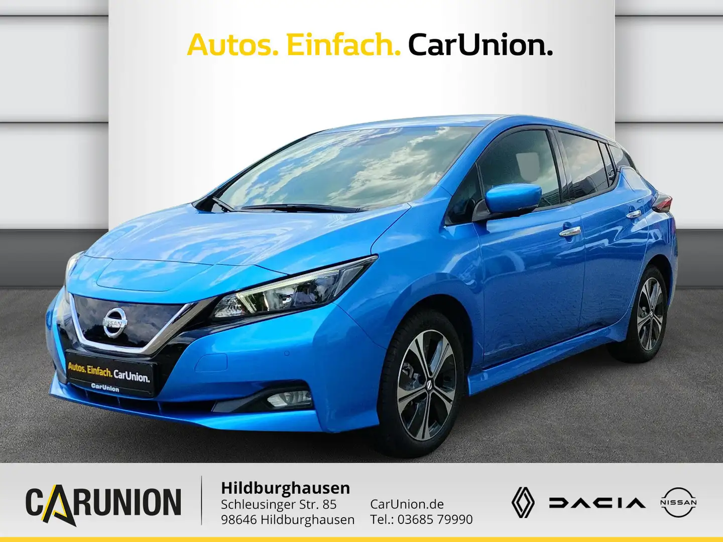 Nissan Leaf N-Connecta 40kWh Winterpaket Синий - 1