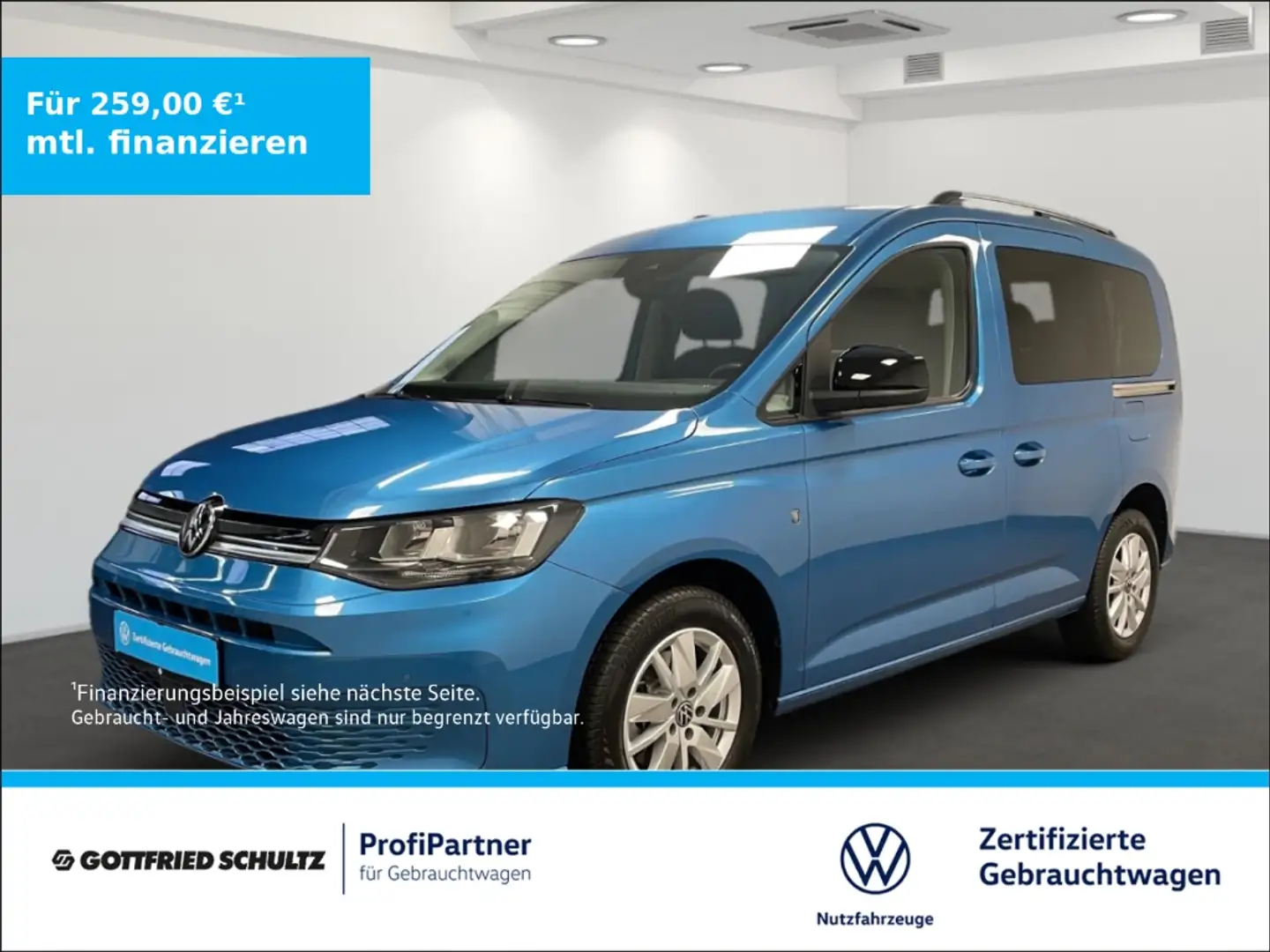Volkswagen Caddy 1.5 TSI Life Einparkhilfe 7-Sitzer Bleu - 1