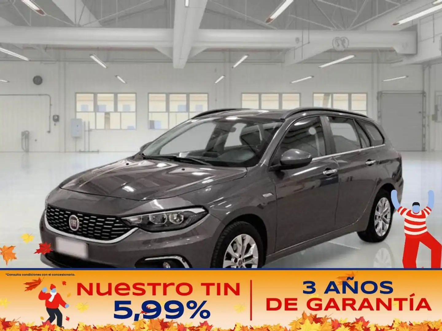 Fiat Tipo SW 1.6 Multijet II Lounge DDCT Gris - 1