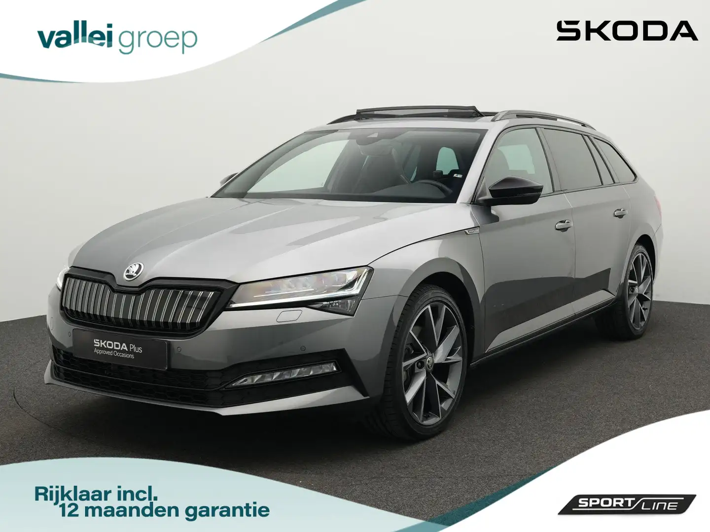 Skoda Superb Combi 1.4 TSI 218 pk iV Sportline Business | Panor Grigio - 1