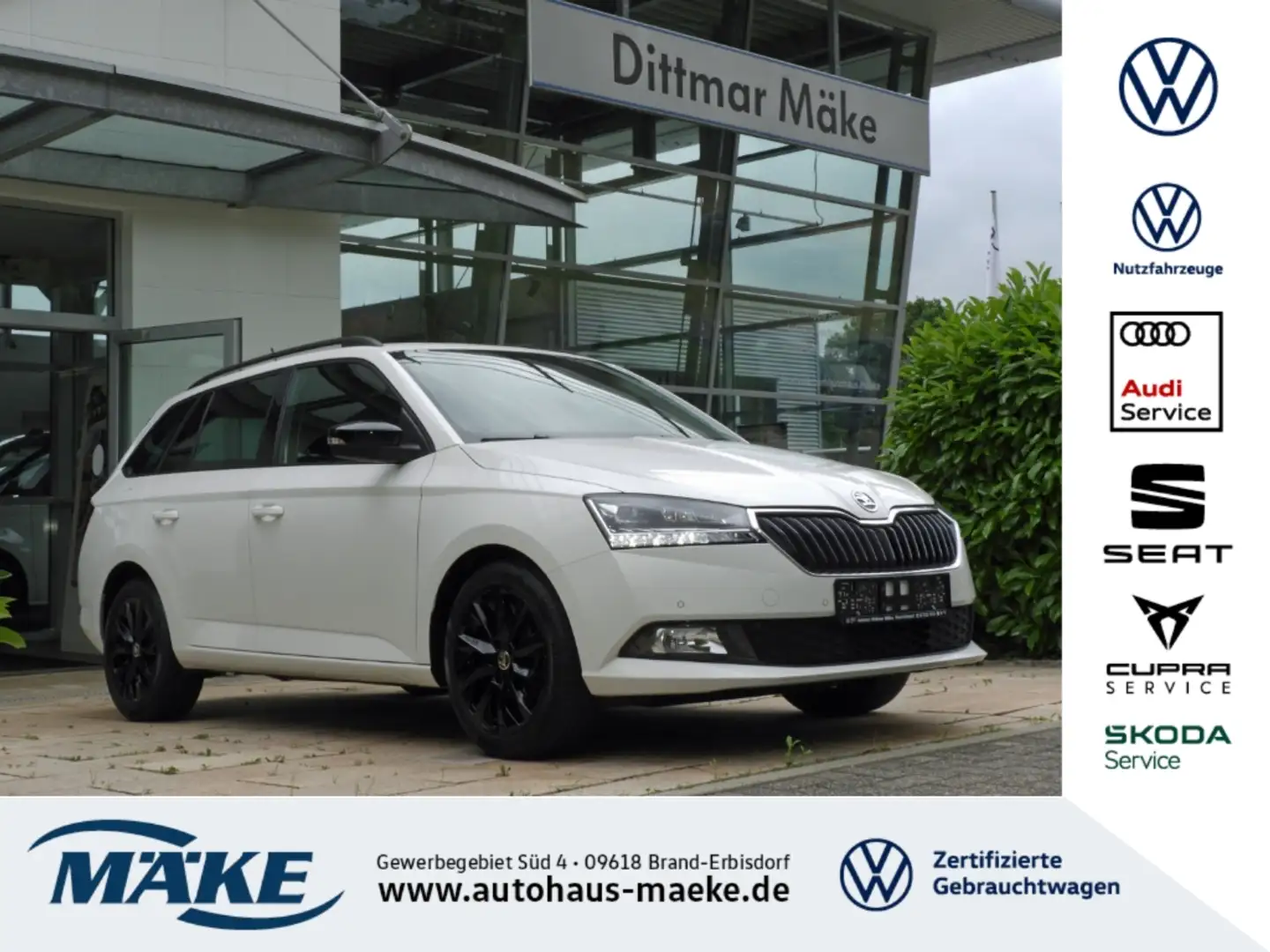 Skoda Fabia Combi Clever 1.0 TSI GRA PDC NAV LED SITZH Beyaz - 1