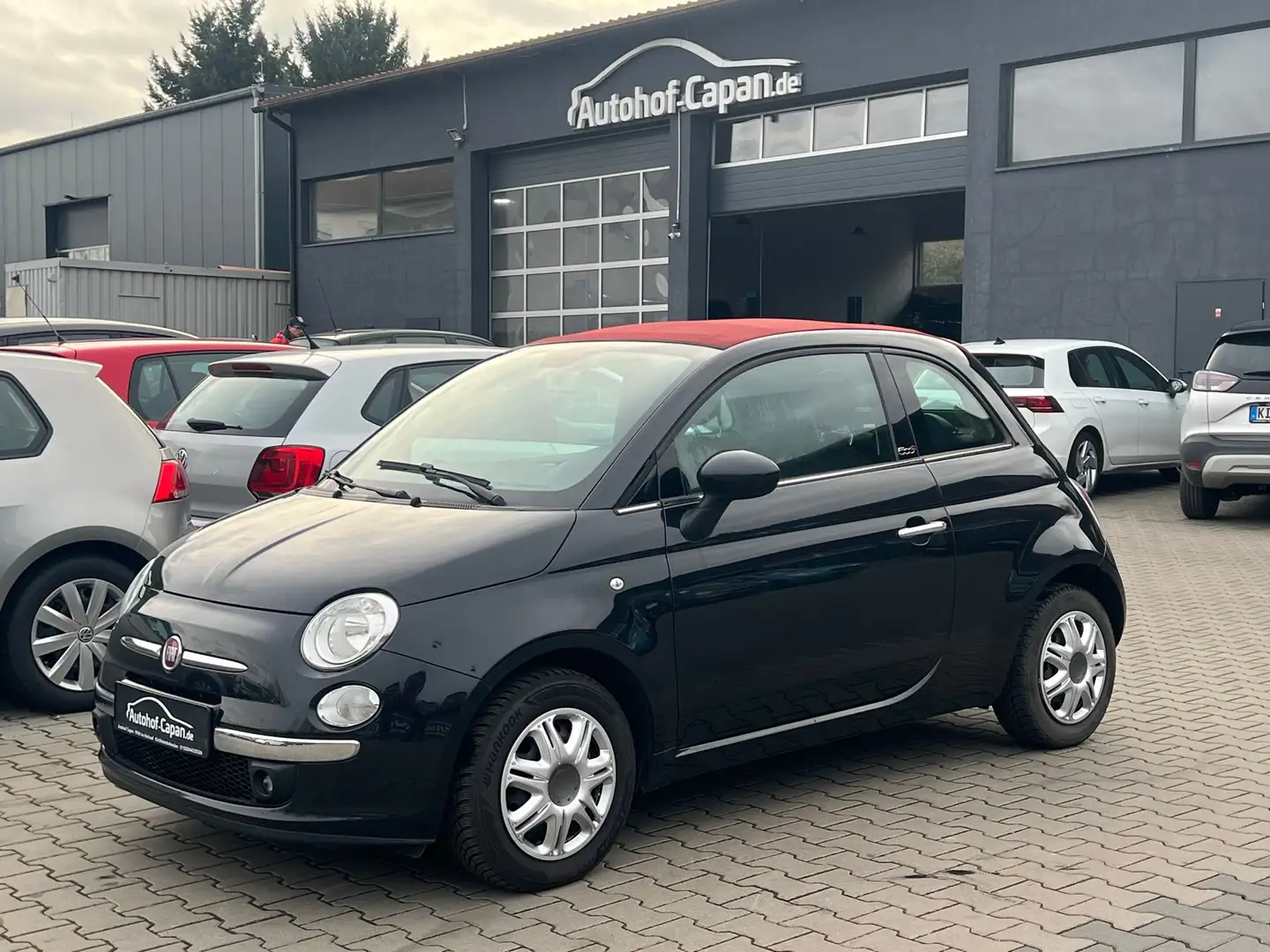 Fiat 500 500c Lounge/Cabrio/PDC/Eu6/ZV/2.Ha/TÜV 12.26/ Schwarz - 1