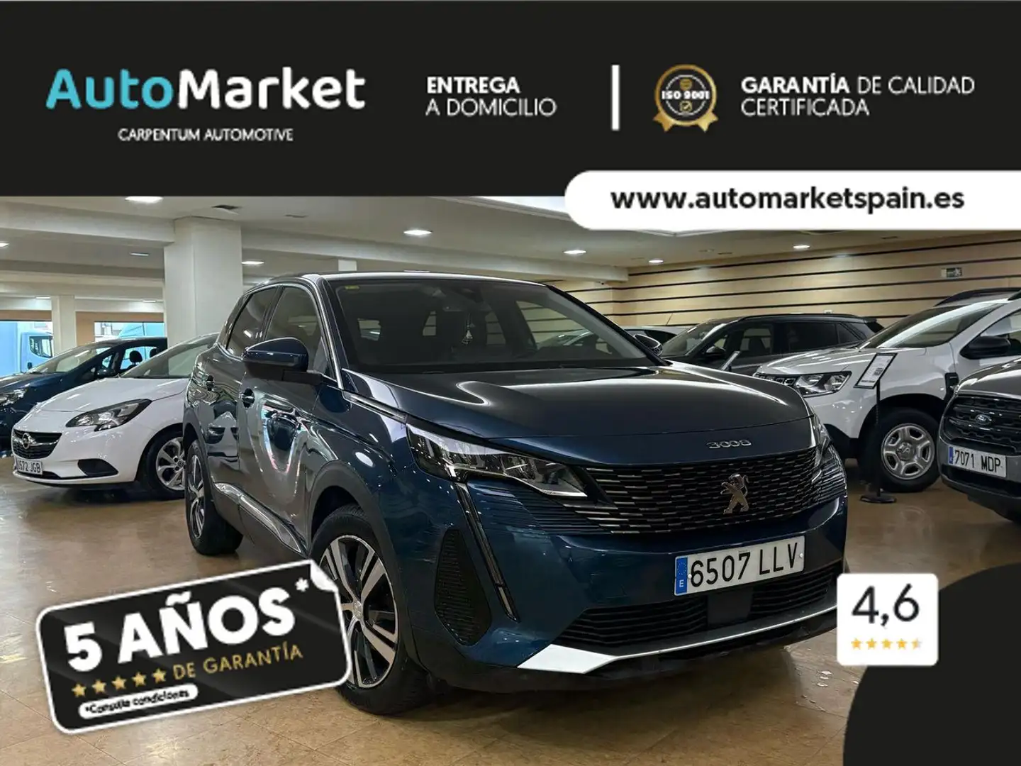 Peugeot 3008 1.5 BlueHDi 96kW (130CV) S&S Allure EAT8 5 Puertas Bleu - 2
