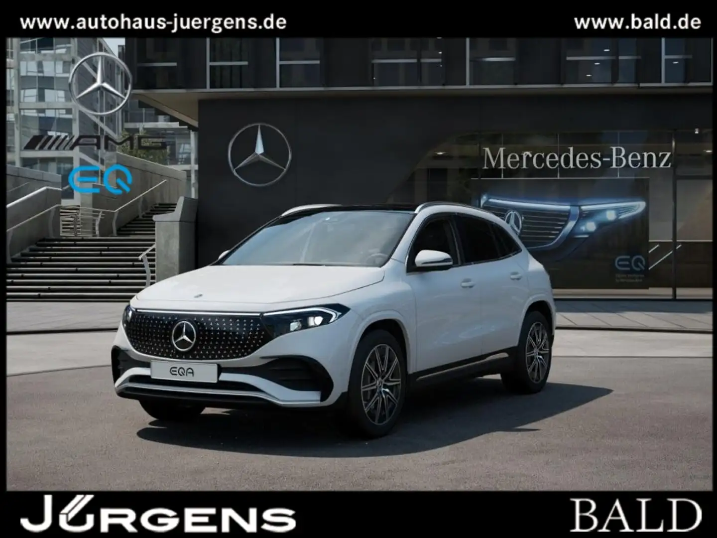 Mercedes-Benz EQA 300 4M AMG-Sport/Pano/AHK/360/Memo/LED/Ambi Weiß - 1