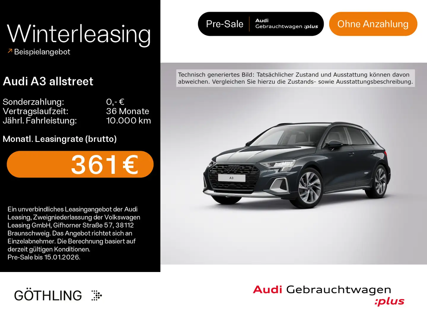 Audi A3 35 TFSI S tro*Sonos*Standh*LED*Virt Grau - 1