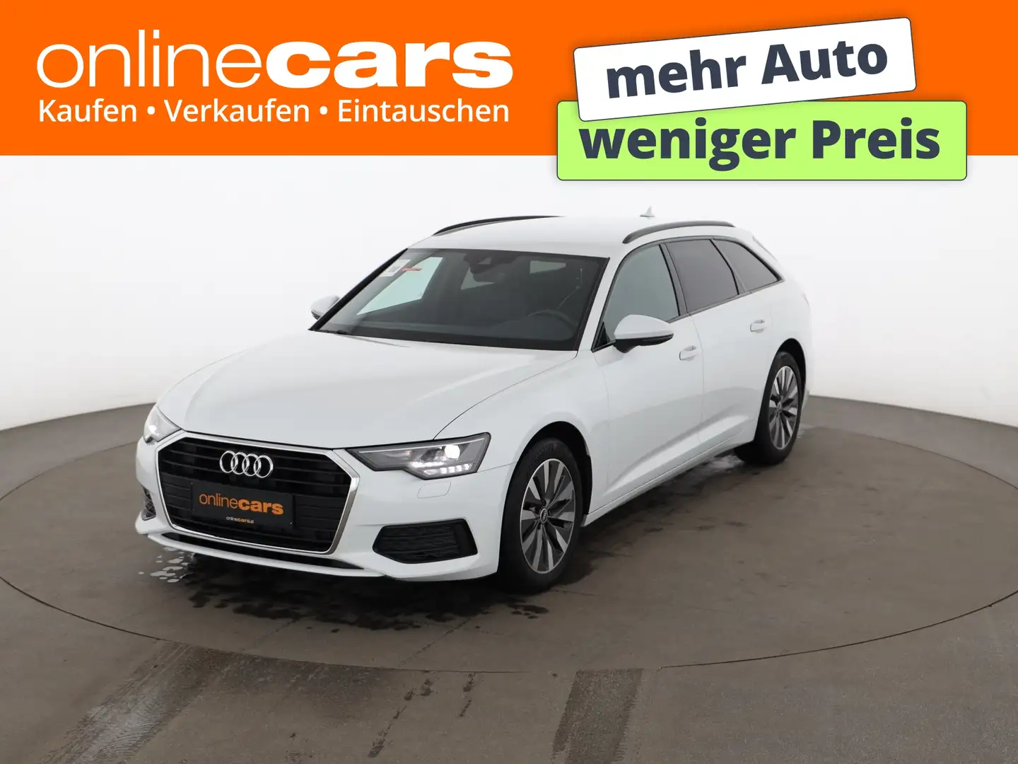 Audi A6 Avant 35 TDI Aut LED LEDER NAVI R-CAM SITZHZG Weiß - 1
