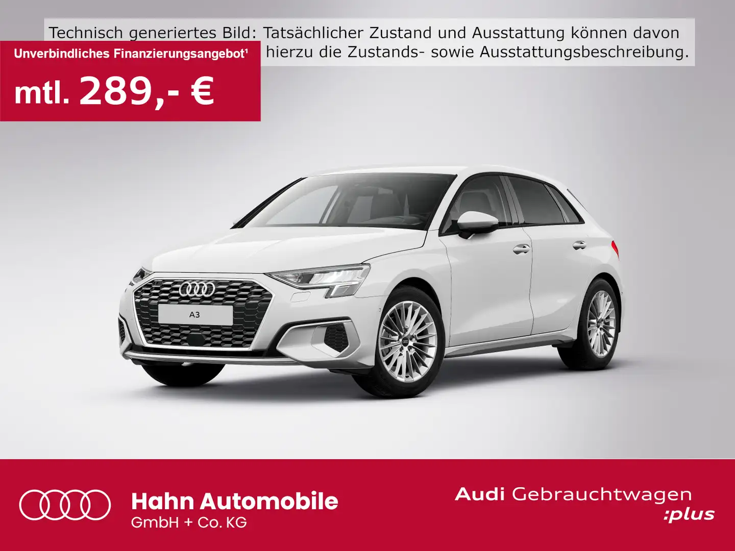 Audi A3 30 TDI advanced Carplay Tempo Sitzh Weiß - 1