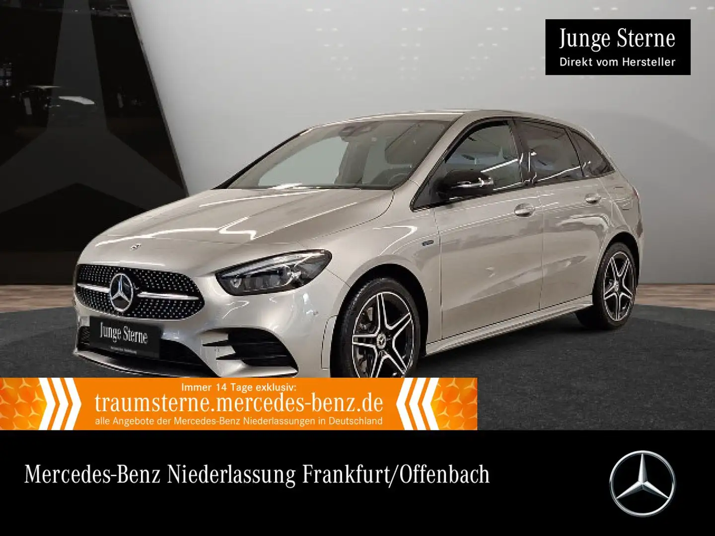 Mercedes-Benz B 250 e AMG+NIGHT+AHK+MULTIBEAM+KAMERA+KEYLESS+8G Silber - 1