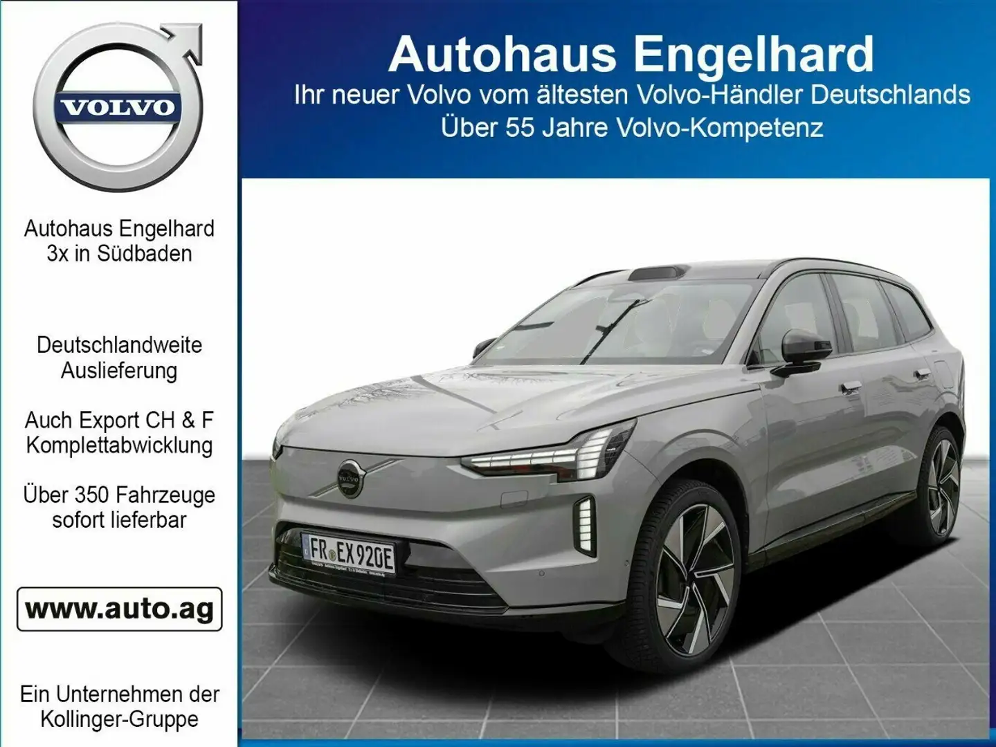 Volvo EX90 ULTRA TWIN MOTOR 7-SITZ AWD MY25 Grau - 1