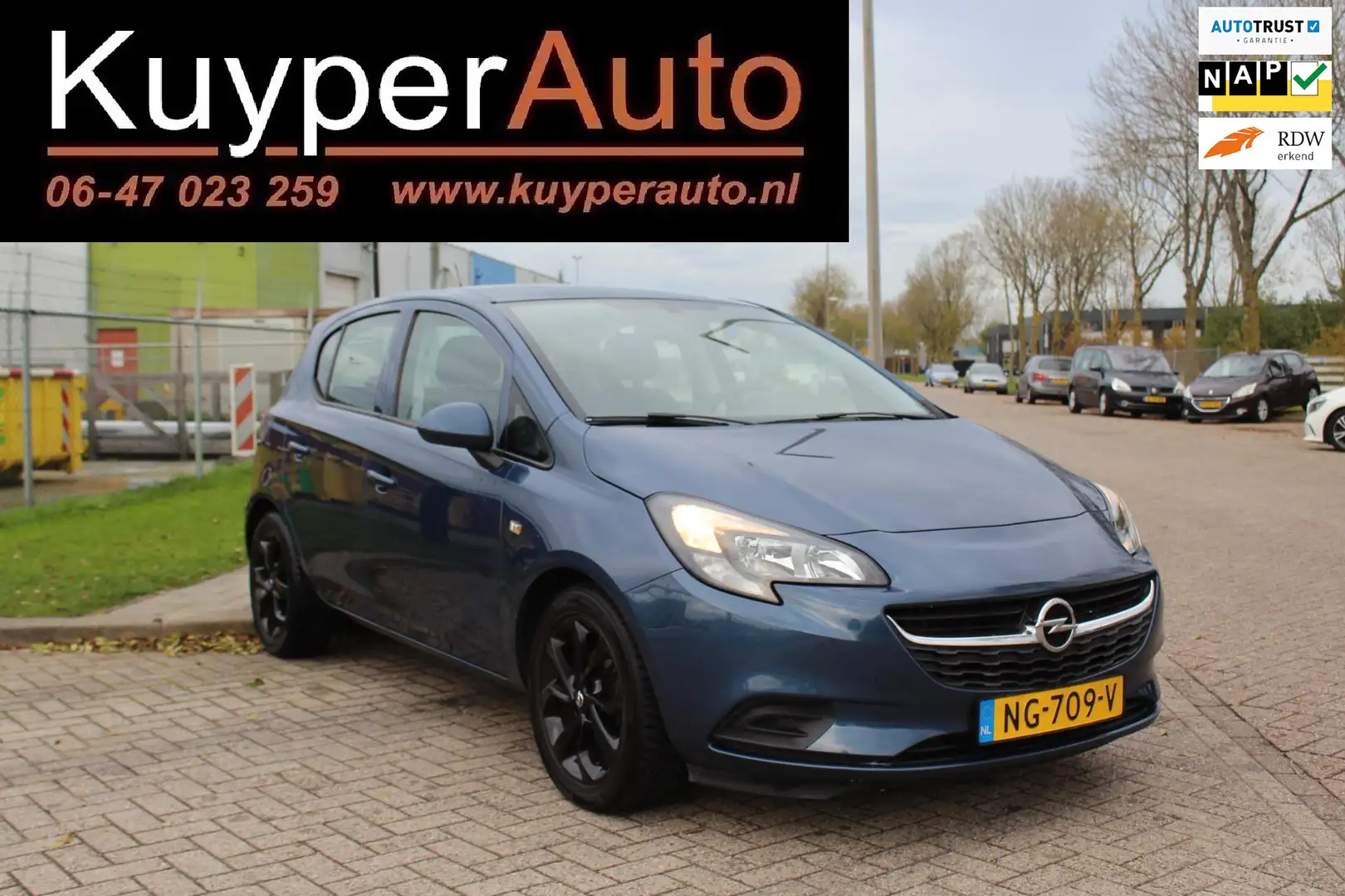 Opel Corsa 1.4 Edition nap 5drs Bleu - 1