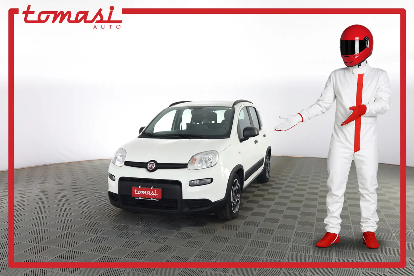 Fiat Panda 1.0 FireFly Hybrid City Life KIT 5 POSTI,RADIO BLU Weiß - 1