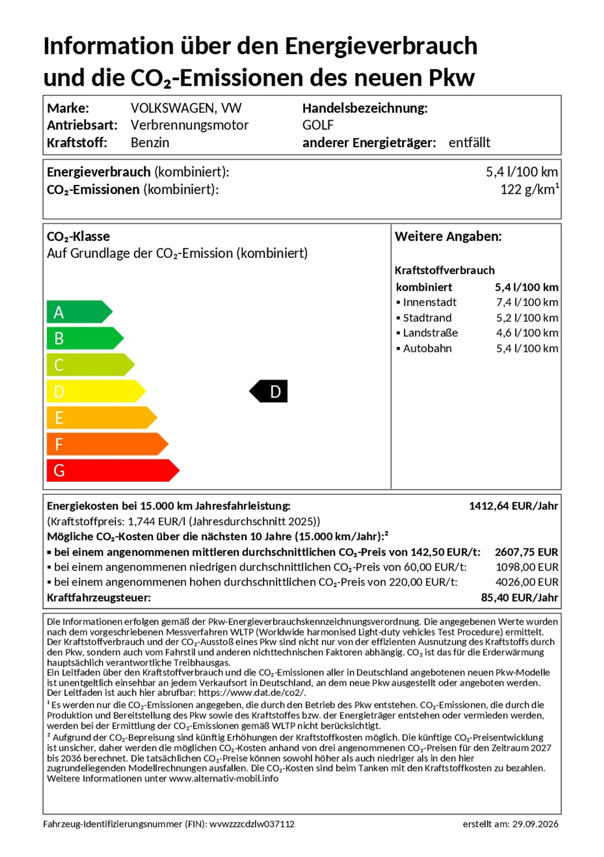 Volkswagen Golf VII 1.5 TSI Life  Navi/LED/Sprachbedienung/ACC — photo 14