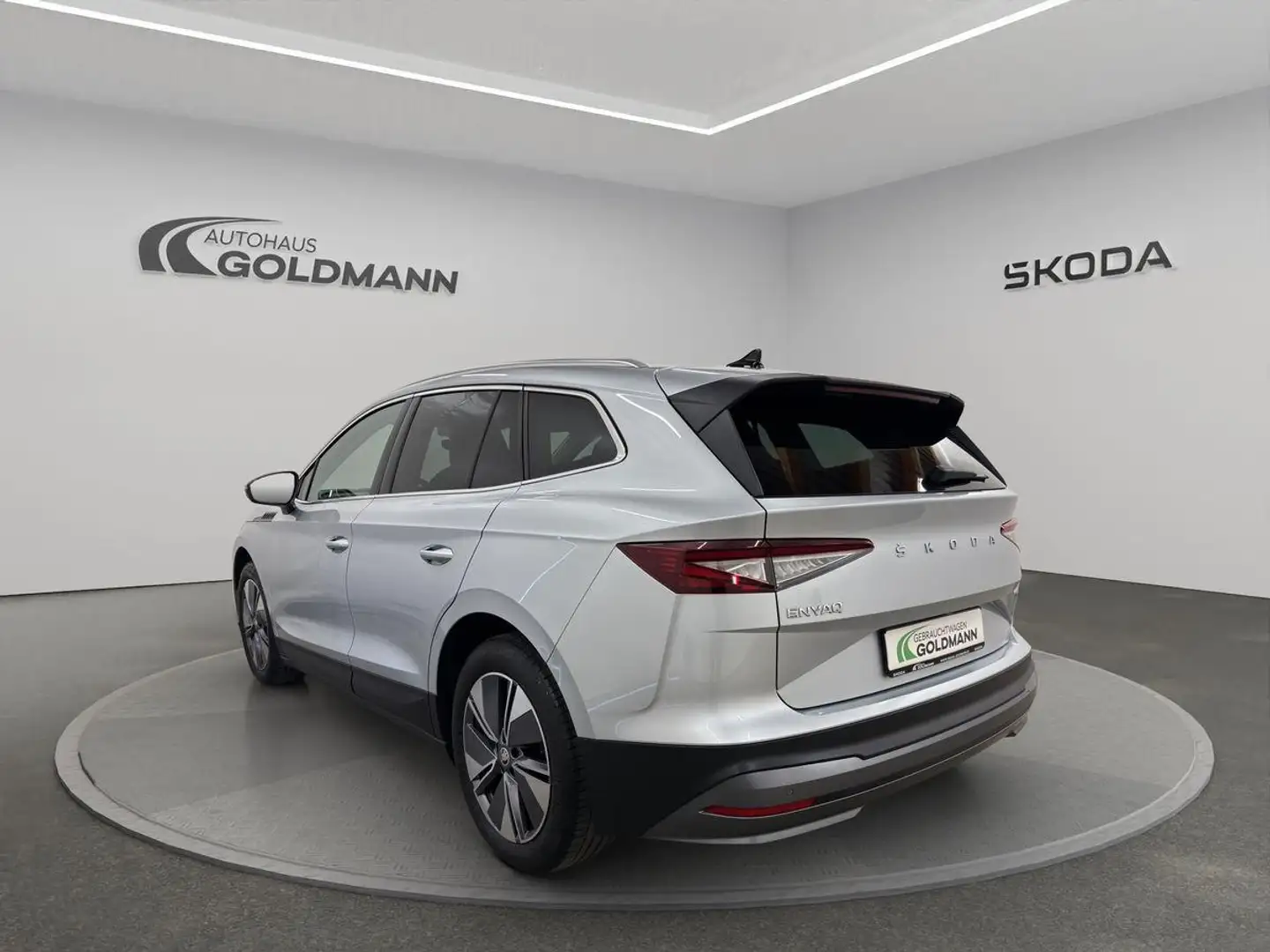 Skoda Enyaq 60 62 kWh Batterie Elektromotor 132 kW Silber - 2