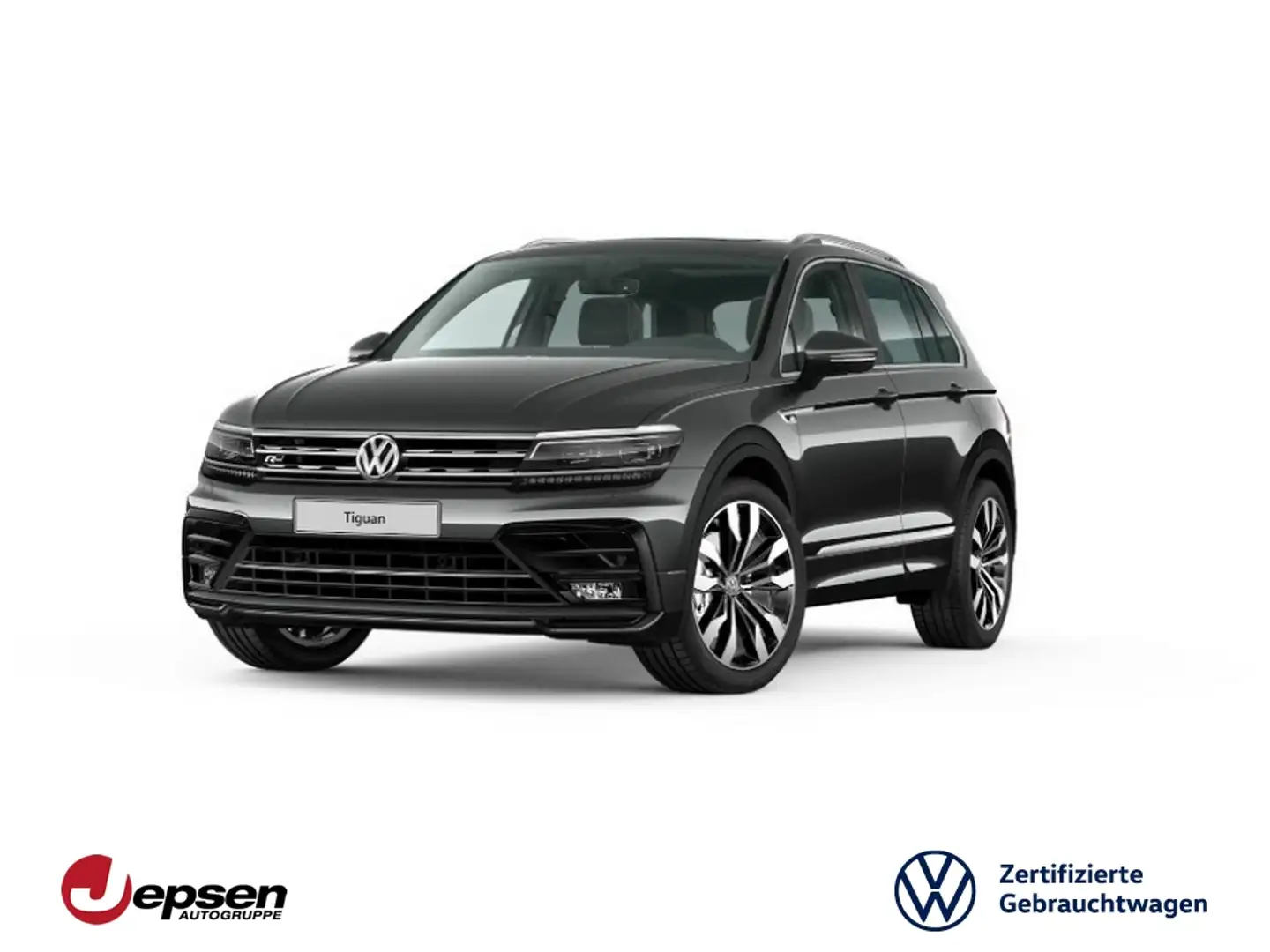 Volkswagen Tiguan R-Line 2.0TDI 4M DSG Nav+Pano+LED+dynLicht Grau - 1