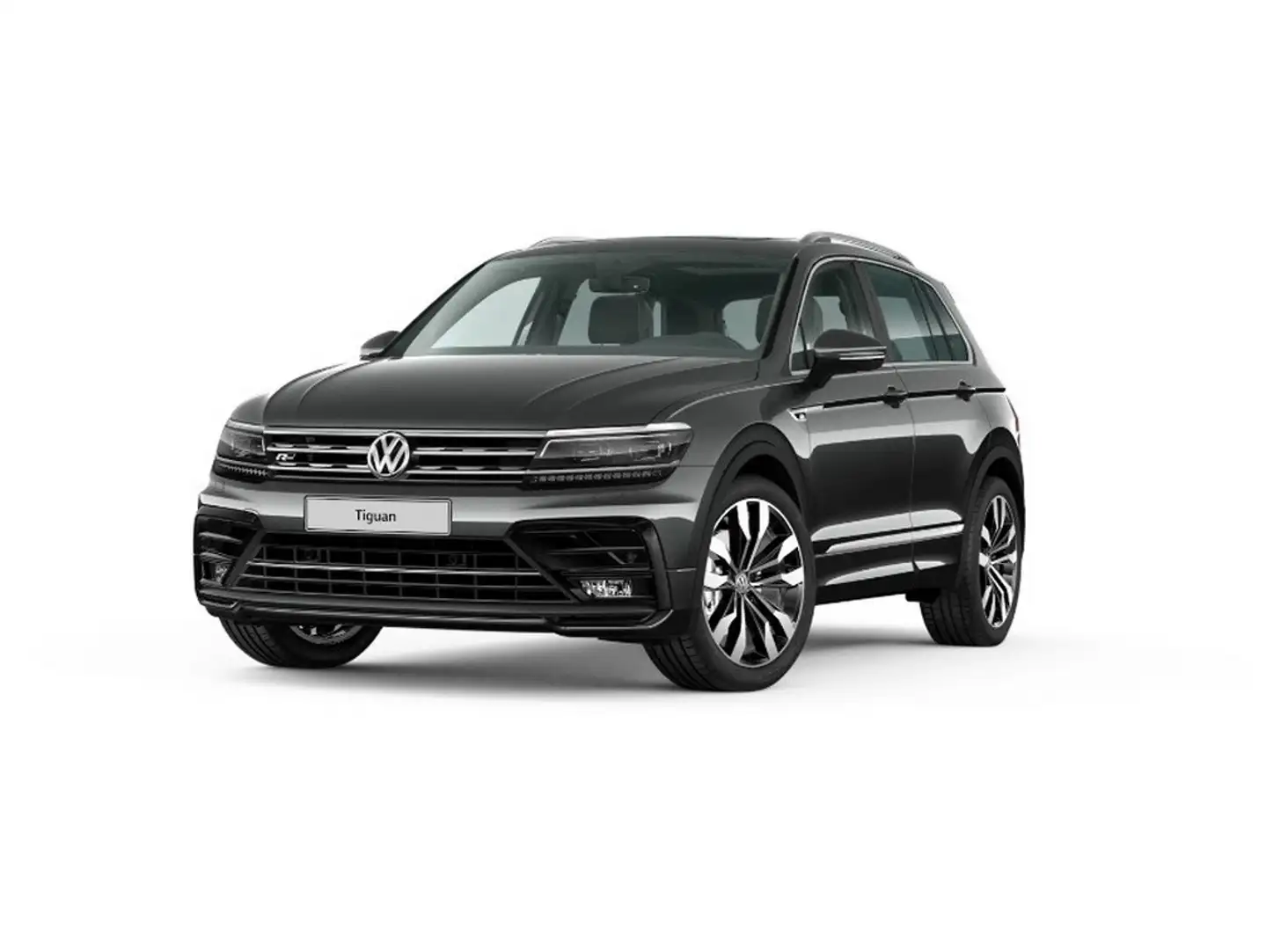 Volkswagen Tiguan R-Line 2.0TDI 4M DSG Nav+Pano+LED+dynLicht Grau - 2