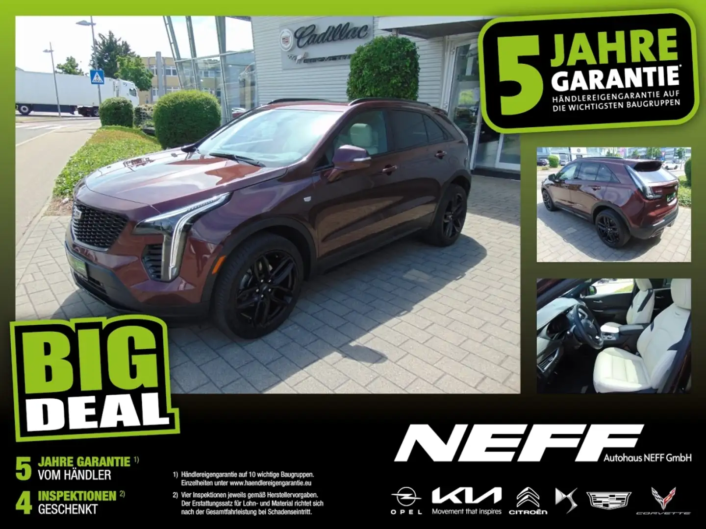 Cadillac XT4 350T Sport 2,0 Turbo Panoramadach AHK Roşu - 1