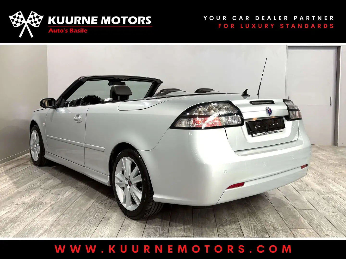 Saab 9-3 1.8T Cabrio Vector Alu17\/Leder/Airco *YOUNGTIMER* Argent - 2