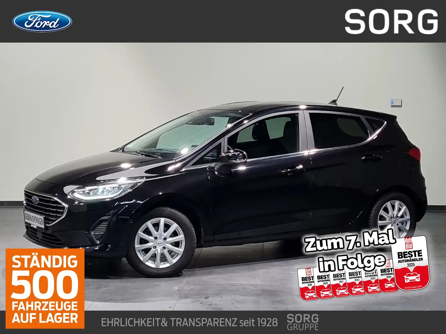 Ford Fiesta 1.0 EcoB Titanium*SITZHZG*NAVI*B&O SOUND* Nero - 1