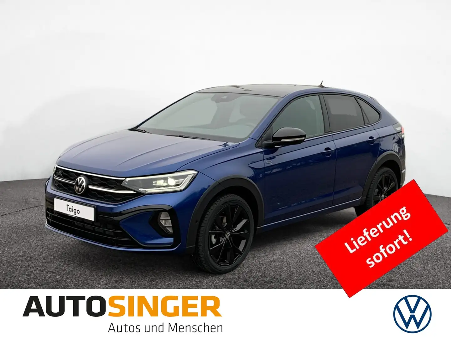 Volkswagen Taigo R-Line 1.5 TSI DSG AHK*CAM*PANO*NAV*18" Blau - 1