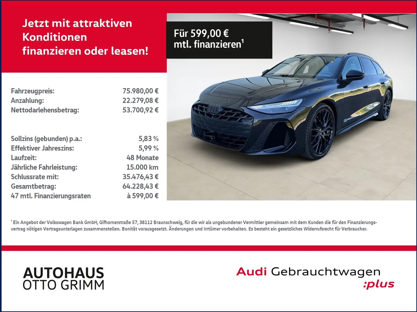 Audi A6 Avant 2.0 TDI quattro edition one NAVI ALU Braun - 1