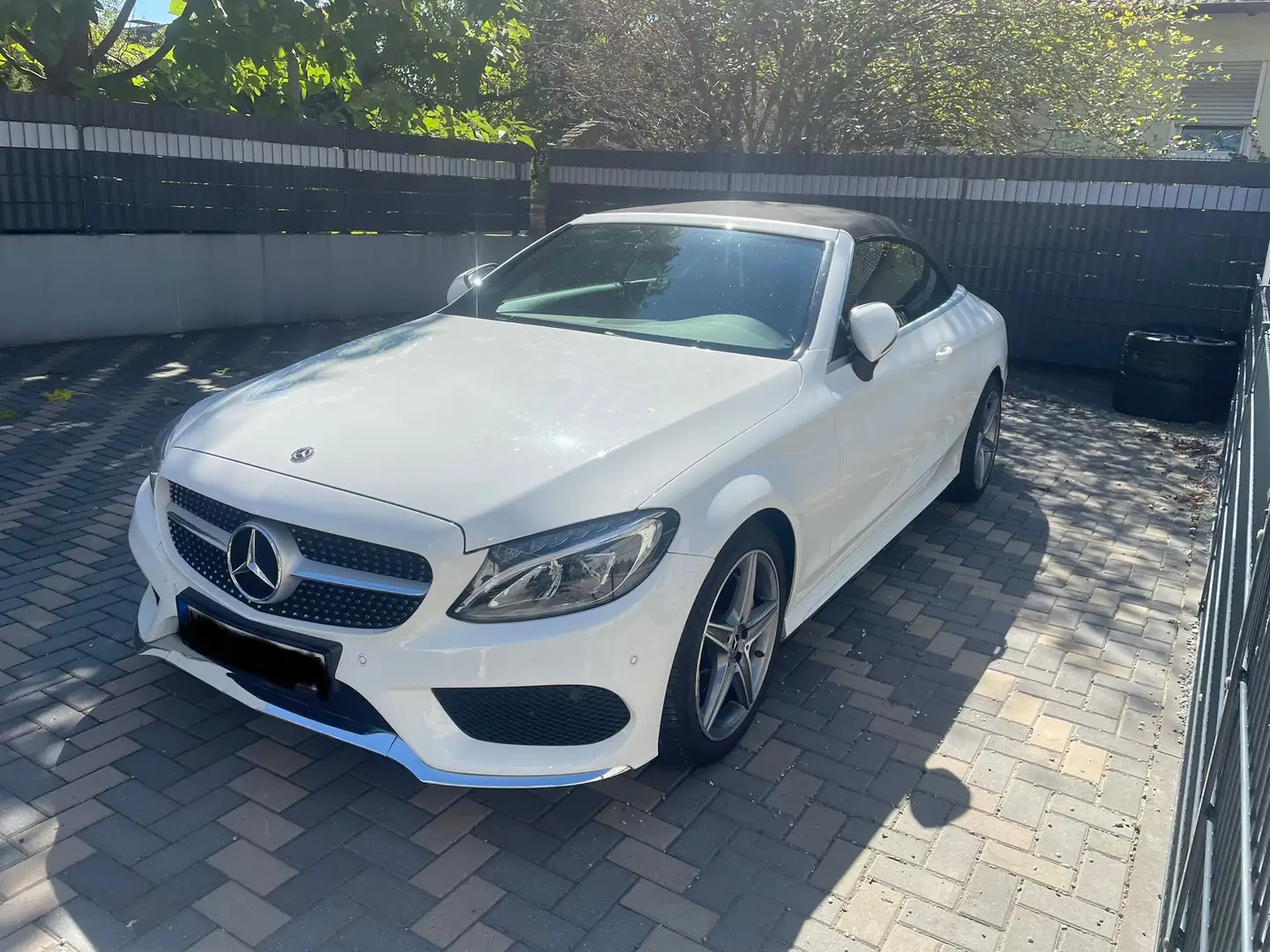 Mercedes-Benz C 200 Cabrio 9G-TRONIC AMG Line Navi Bianco - 1