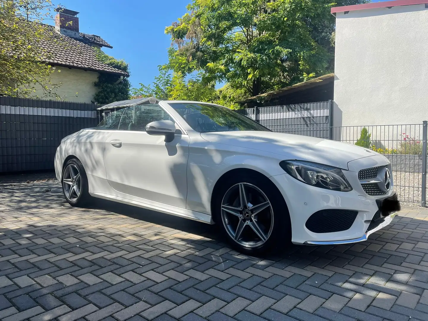 Mercedes-Benz C 200 Cabrio 9G-TRONIC AMG Line Navi Bianco - 2