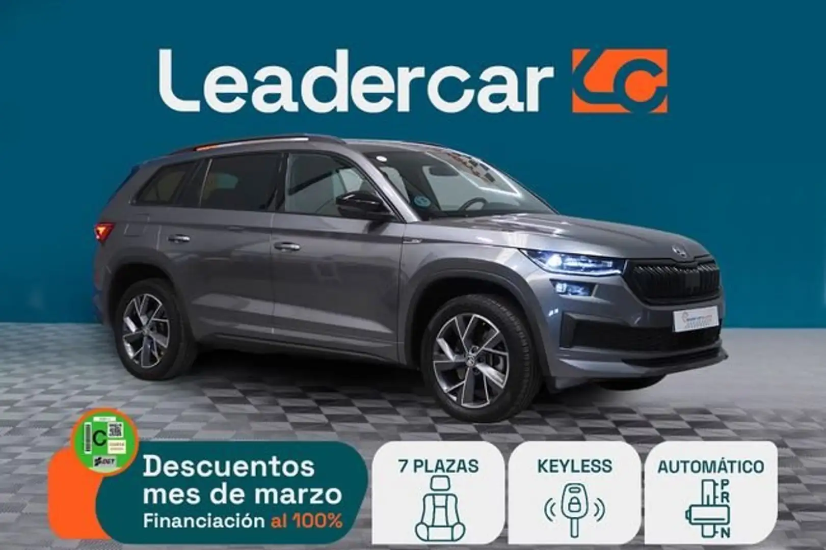 Skoda Kodiaq 2.0TDI AB tech Sportline 4x2 DSG 110kW Gris - 1
