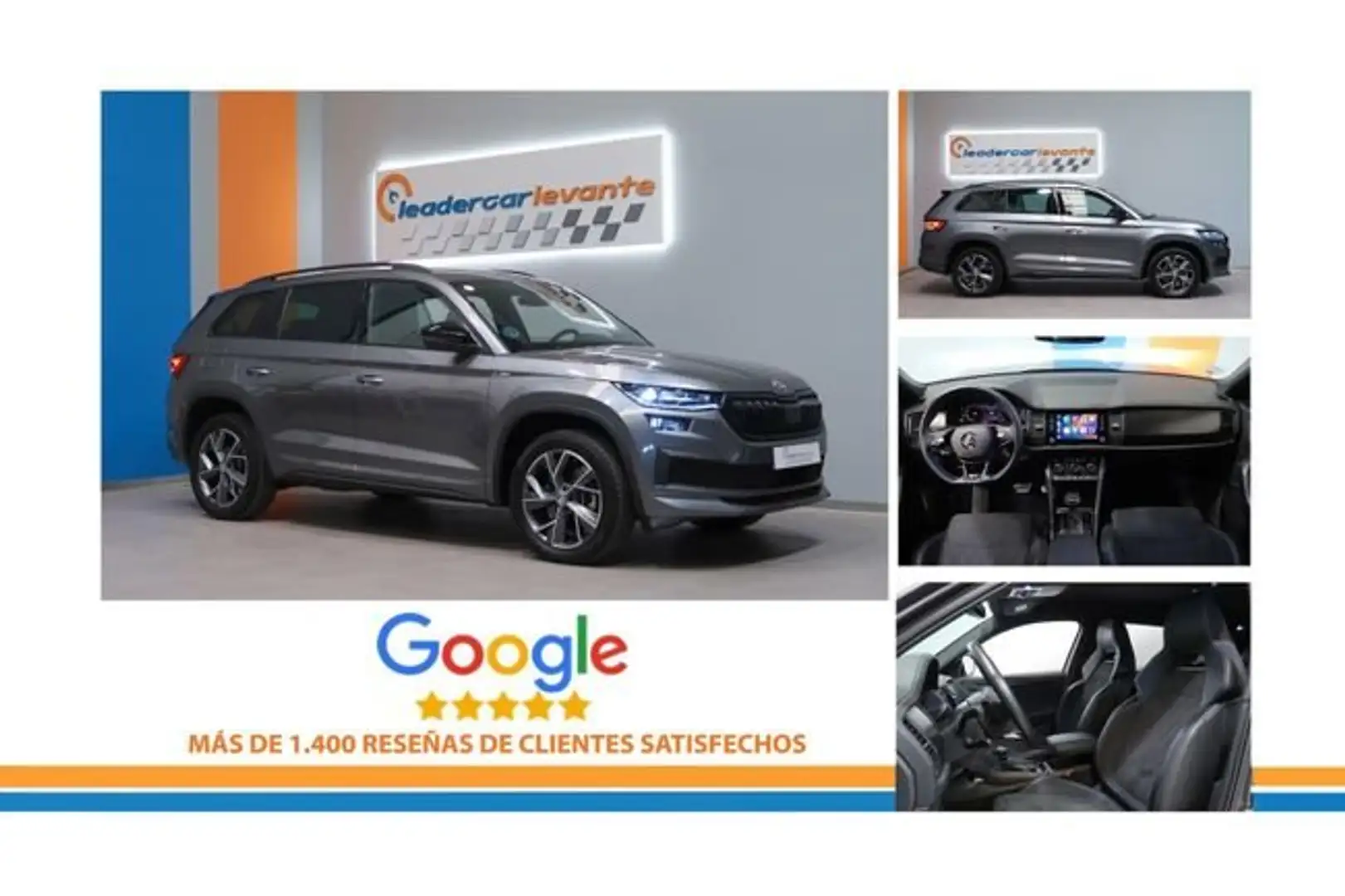 Skoda Kodiaq 2.0TDI AB tech Sportline 4x2 DSG 110kW Gris - 2