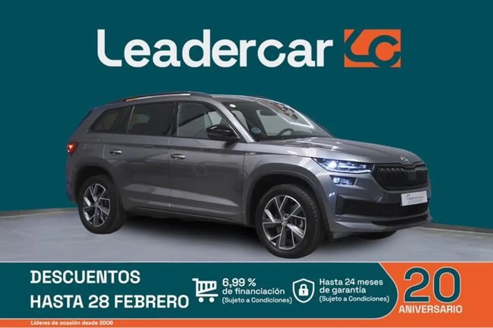 Skoda Kodiaq 2.0TDI AB tech Sportline 4x2 DSG 110kW Gris - 1
