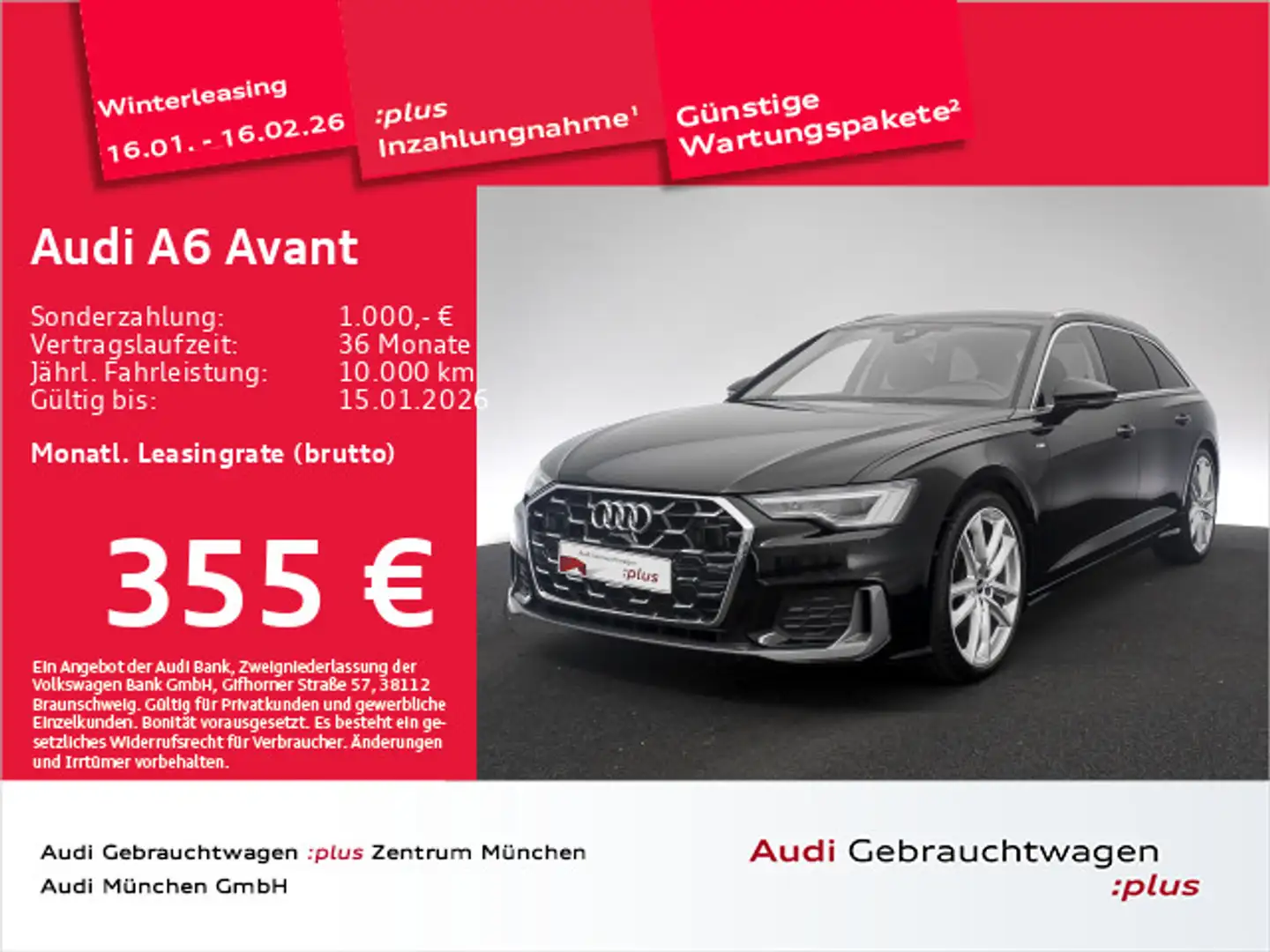 Audi A6 35 TDI S tronic S line 21"Zoll/StdHzg/A Schwarz - 1
