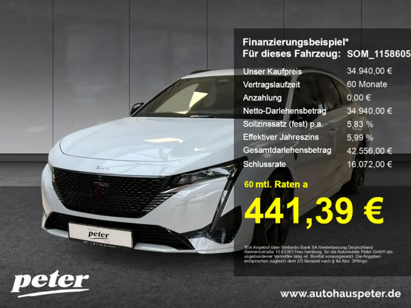 Peugeot 308 308 SW GT BHDi 130 +Alcantara+360 Kamera+Navi+ Weiß - 1